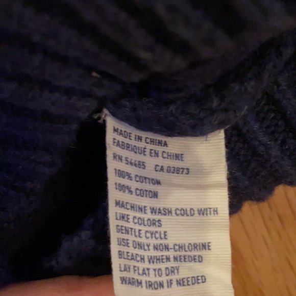 American Eagle button up ribbed knit cardigan in cobalt blue in size XS - Picture 11 of 14